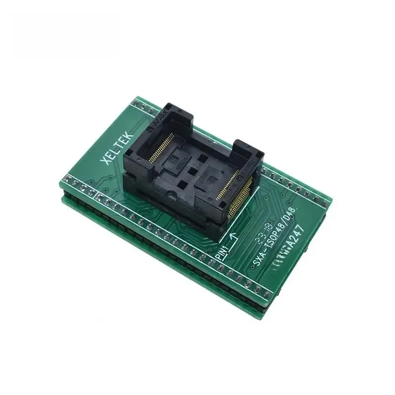 Najwyższej jakości TSOP48 do DIP48 adapter,TSOP48 gniazdo testowe 0.5mm skok dla RT809F RT809H i dla XELTEK programator USB — zdjęcie 2