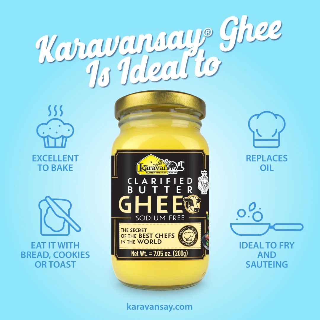 Karawansay original geklärte Butter Ghee 7,05 oz (Fall 12)