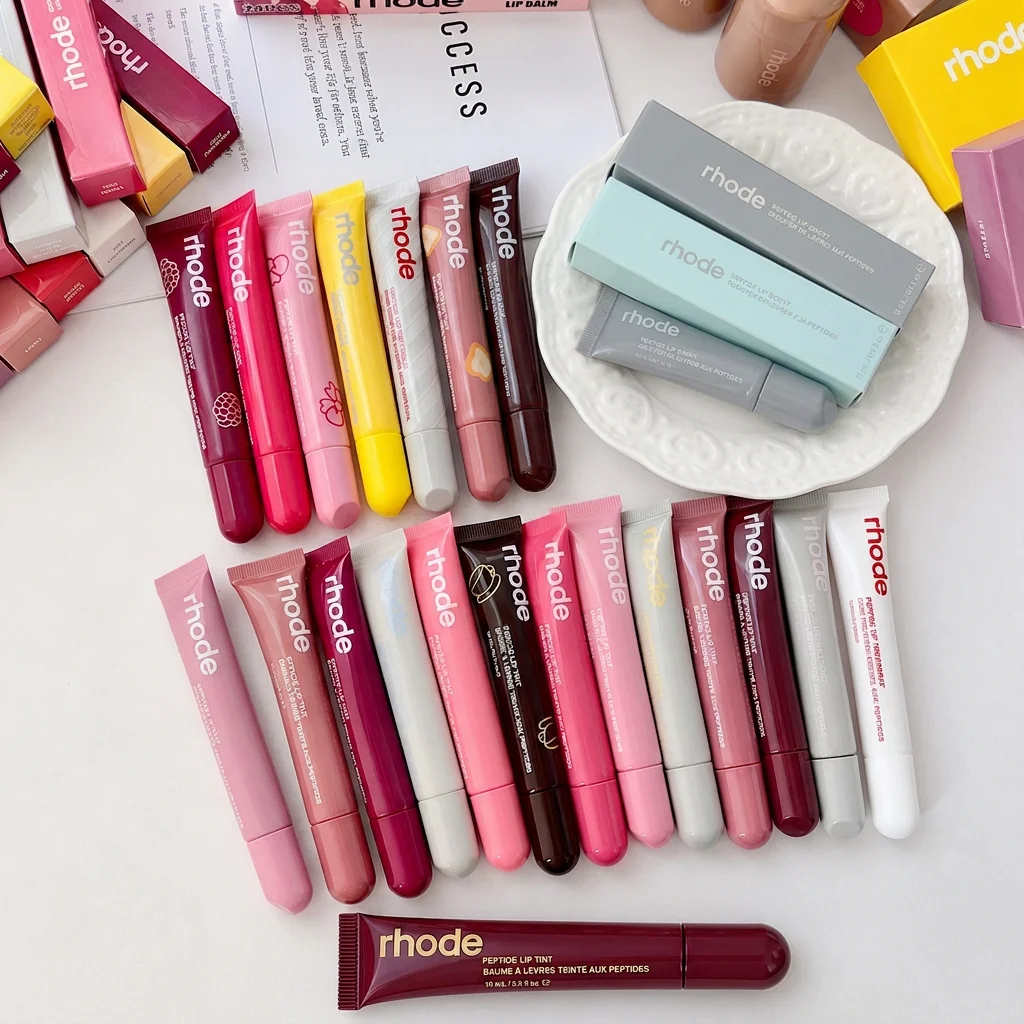 Brillo Labial de Edición Limitada con Sabores a Pretzel, Guisante Dulce, Bayas, Limón y Plátano Caramelizado, Larga Duración, Nutritivo, Cuidado Diario, Maquillaje