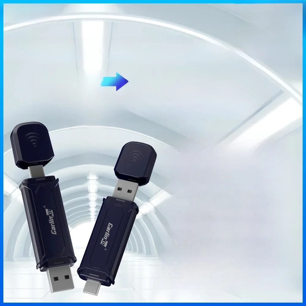 CarlinKit 5.0 2In1 Mini 5 Pro Wired To Wireless Android Auto Smart CarPlay Box WiFi Bluetooth Auto Connect Plug And Play For Car