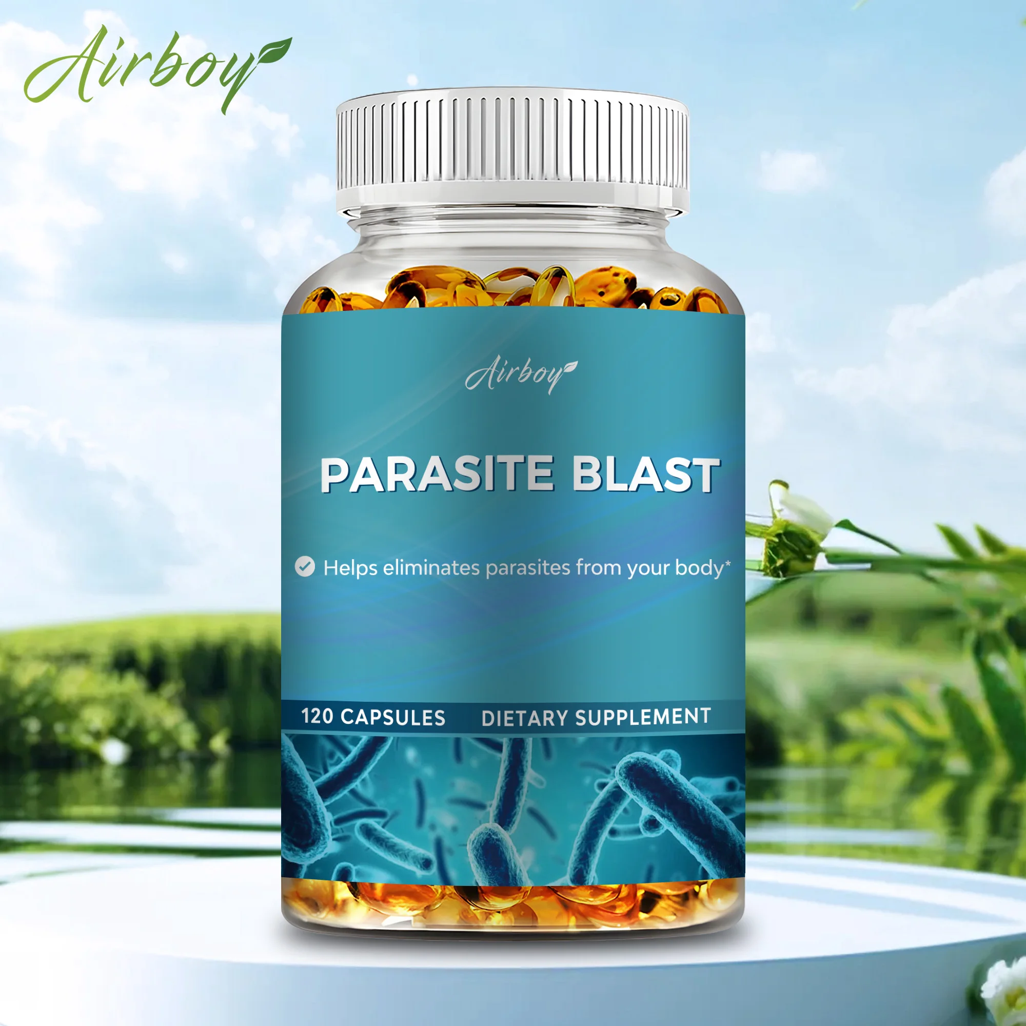 Parasite Blast - Eliminates Parasites, Gut Health, Metabolism, Healthy Digestion, Improves Immune System - 120 Capsules