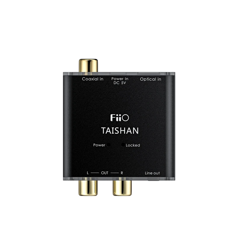 FiiO 디지털-아날로그 오디오 변환기, 광학 및 동축 DAC, D03K, 192kHz, 24 비트