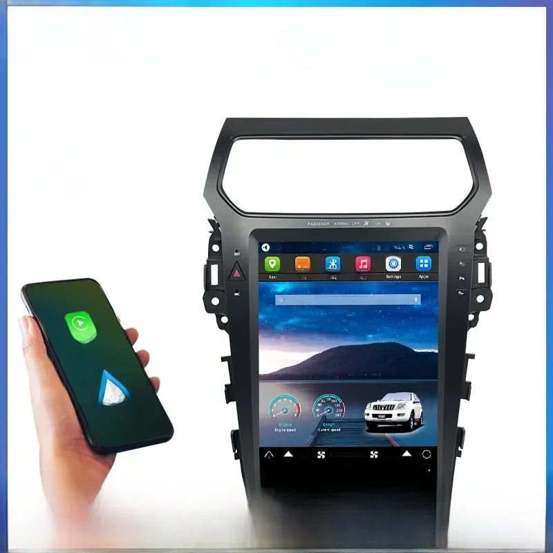 Radio samochodowe z Androidem 14 do Forda Explorera 2011-2019, ekran pionowy, odtwarzacz multimedialny, Carplay, Auto, DSP, GPS, Nawigacja, 4G — zdjęcie 2