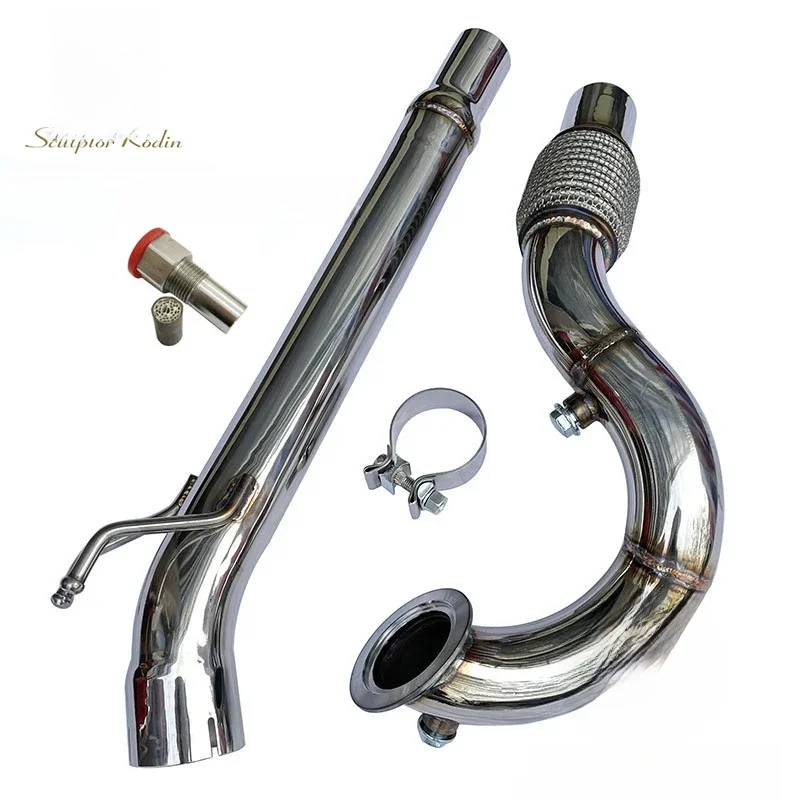 2,5 inch downpipe voor VW MK7 ea211 motor a3 golf 1.4t - afbeelding 2