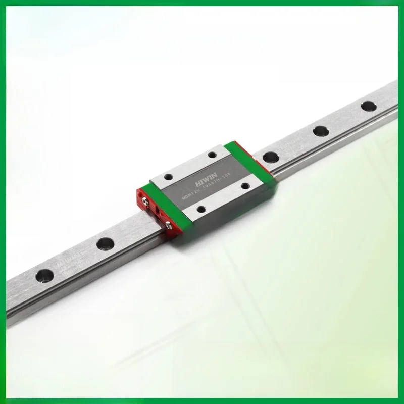 HIWIN MGN12H RVS glijblok MGN12 Lineaire geleiderail 100 200 250 300 350 400 450 500 550 600mm 3D-printerwagen - afbeelding 2
