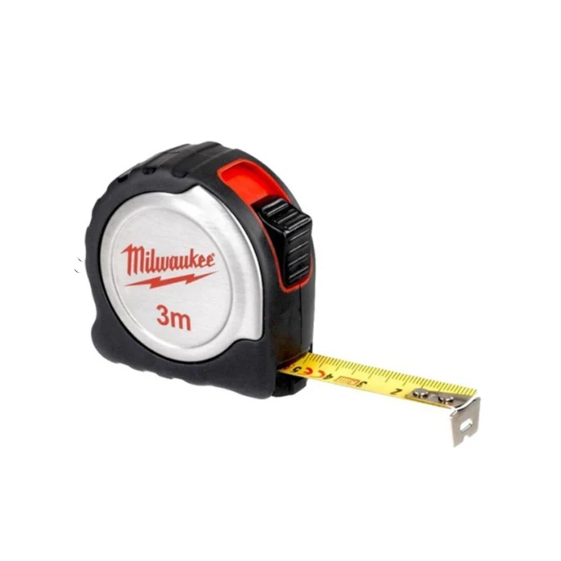 

Milwaukee 3 Meters Tape Measure Precision And Durable Measuring Ruler Hand Tools Stainless Steel Building Construction Equipment