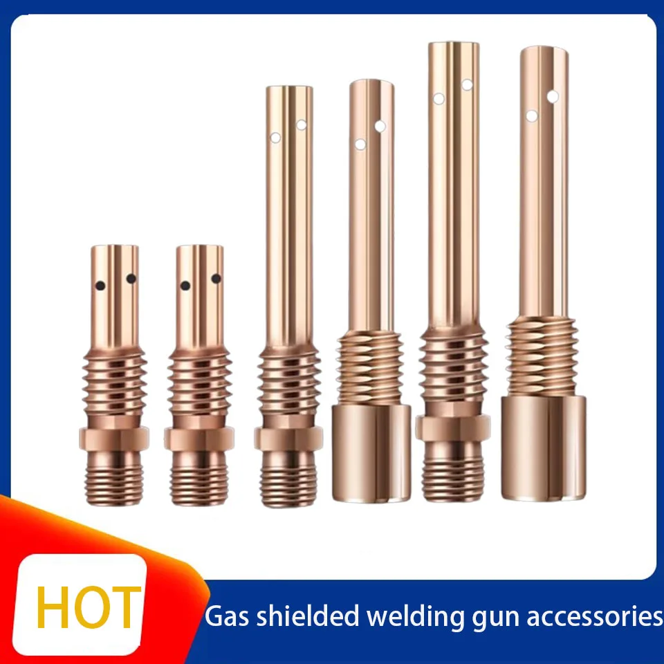 Gas Shielded Welding Gun Accessories Connecting Rod Panasonic 200a350a Connecting Rod Copper Tip 500a Conductive Tip