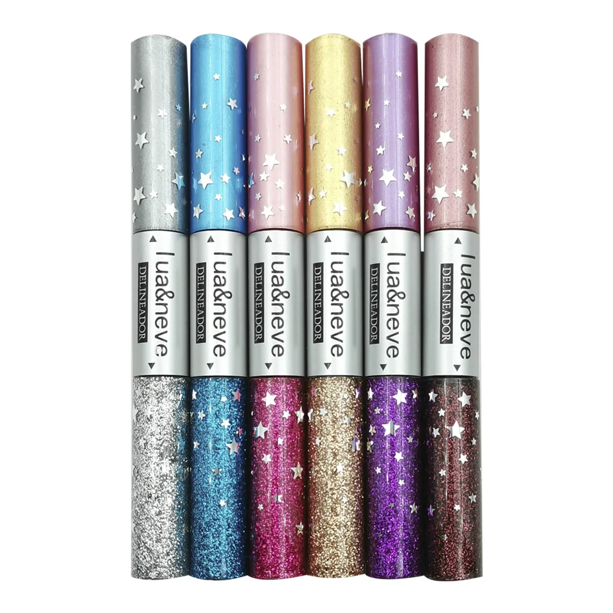 Colorful Glitter Eyeliner-Moon & Snow