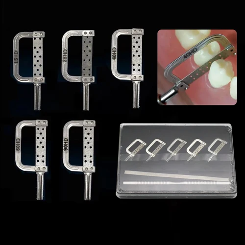 7 unids/caja de diente de doble cara, tira de reducción de esmalte interproximal, juego de corte, tira de pulido, Kit de pulido de dientes