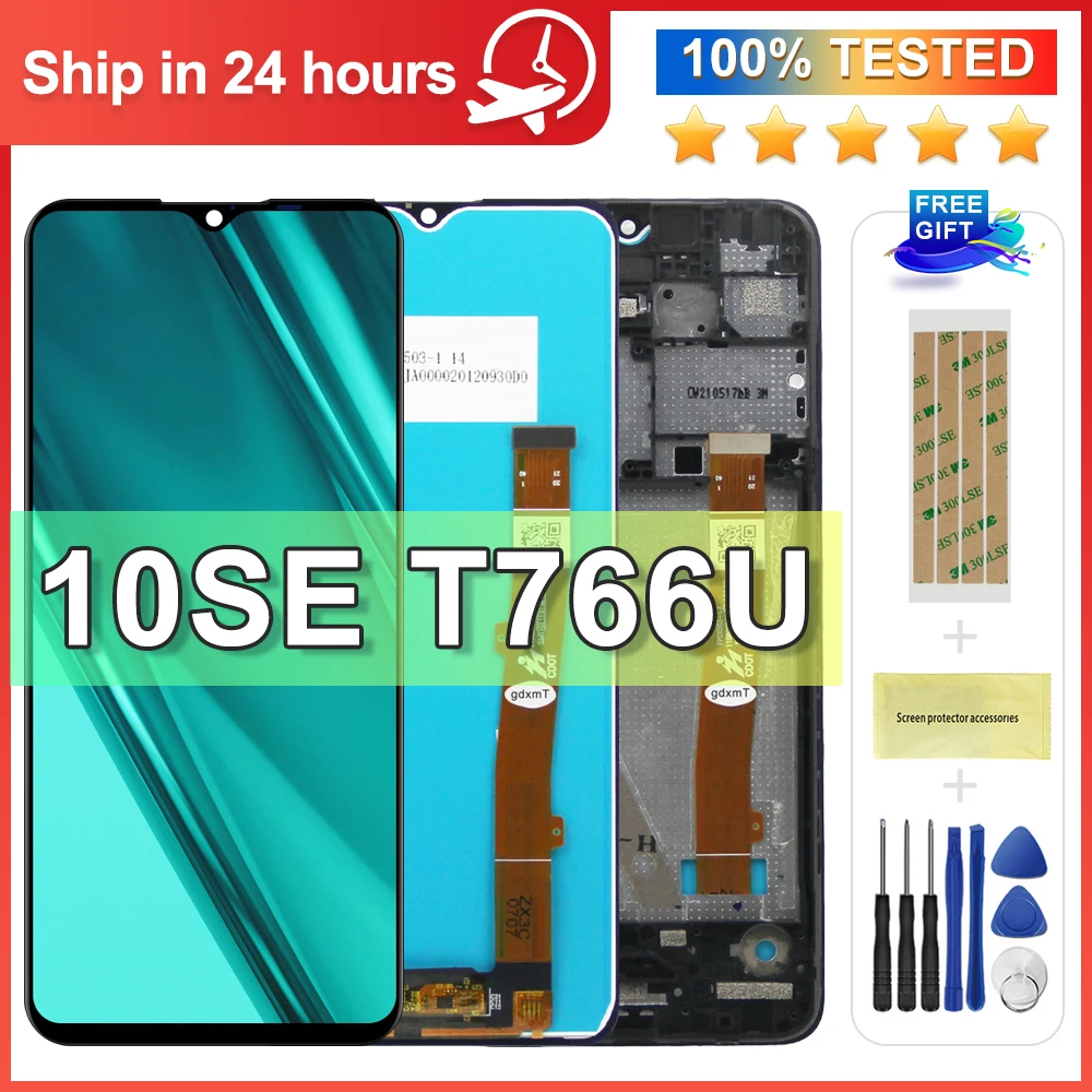 6,52 Zoll LCD-Touch-Display-Bildschirm-Digitizer für TCL 10 SE T766H T776J T776U T776S EEA Ersatzteil