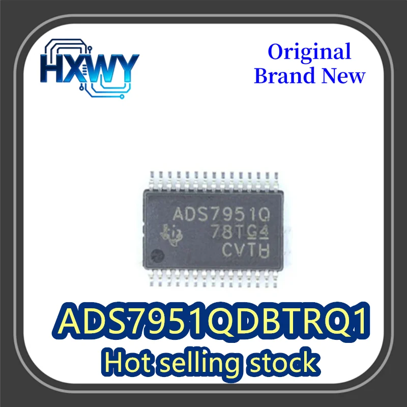 

(5/50 pieces) ADS7951QDBTRQ1 ADS7951Q package TSSOP-30 analog-to-digital converter chip brand new and original.