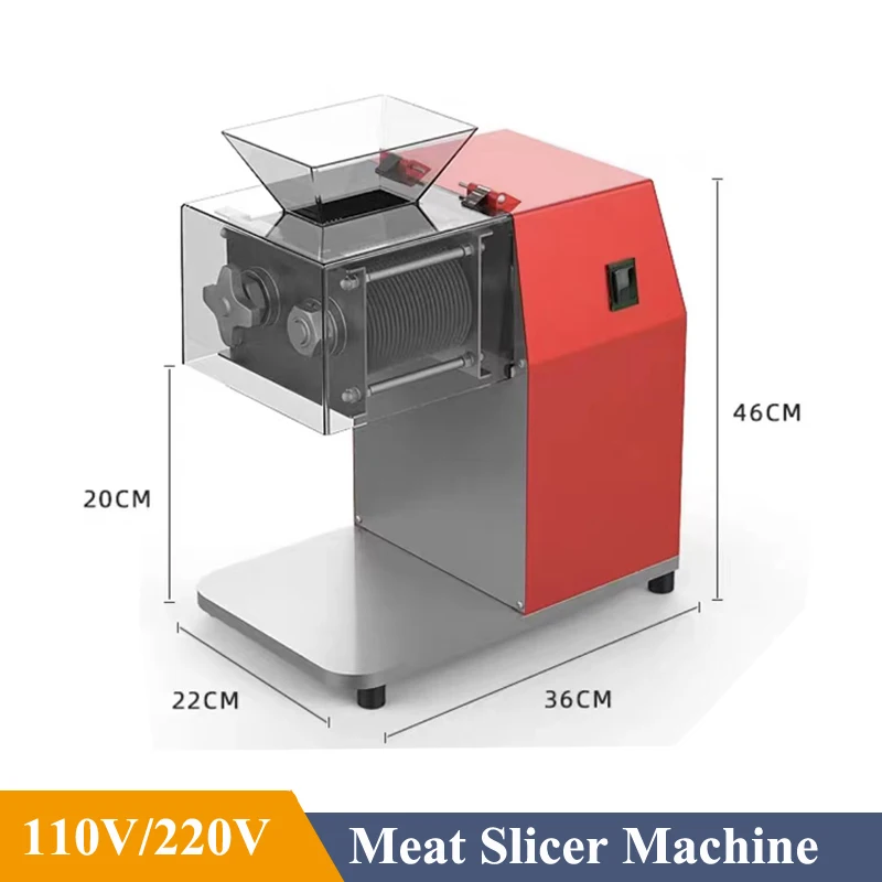 Multi-function Meat Cutter Machine Vegetable Cutting Machine Commercial Electric Meat Slicer Shredded Diced Mince