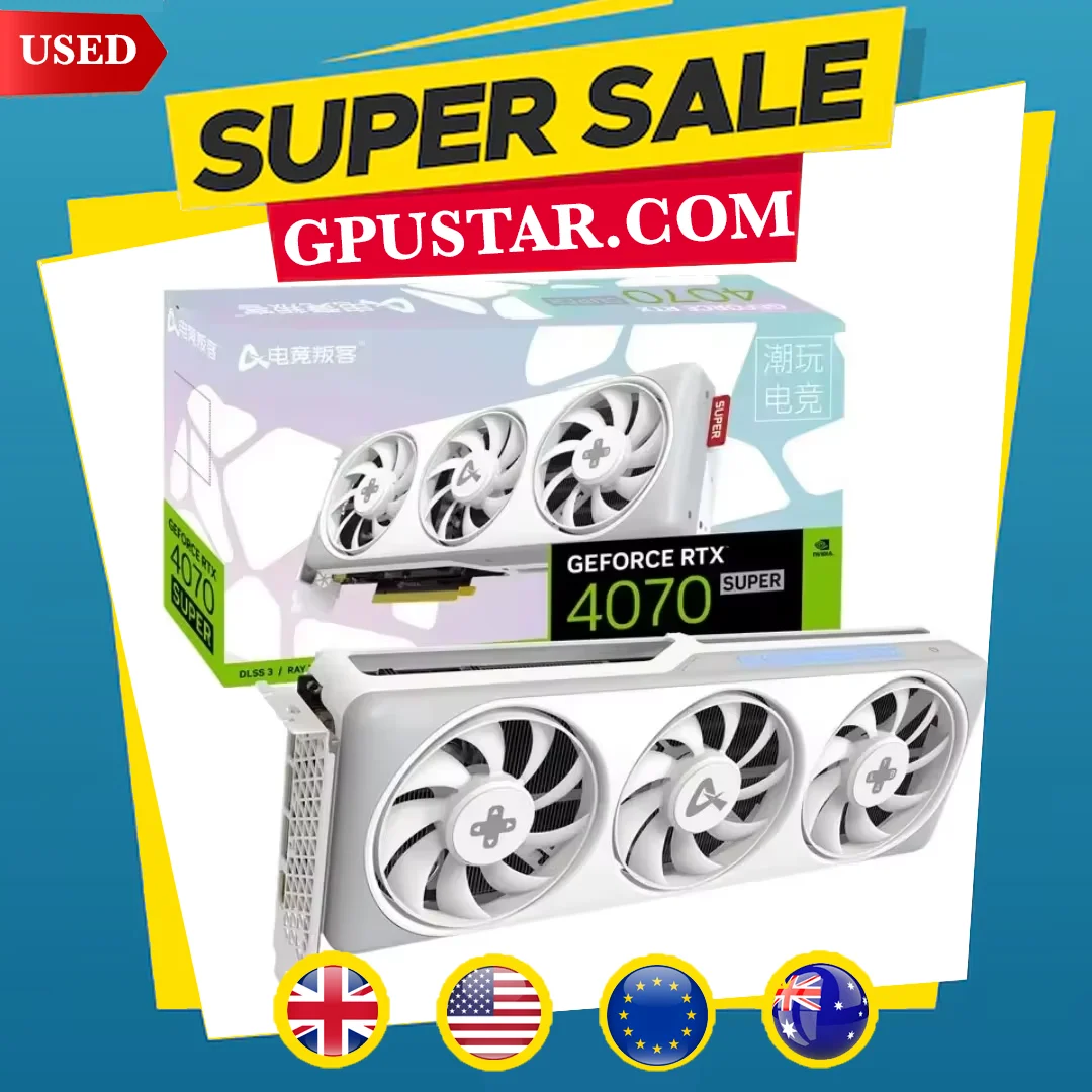 Видеокарта AX-Power от INNO3D RTX 4070 SUPER Video, графическая карта 12 Гб X3W MAX, 192Bit RTX4070 SUPER X3W MAX 12 Гб Видеокарта GPU от INNO3D