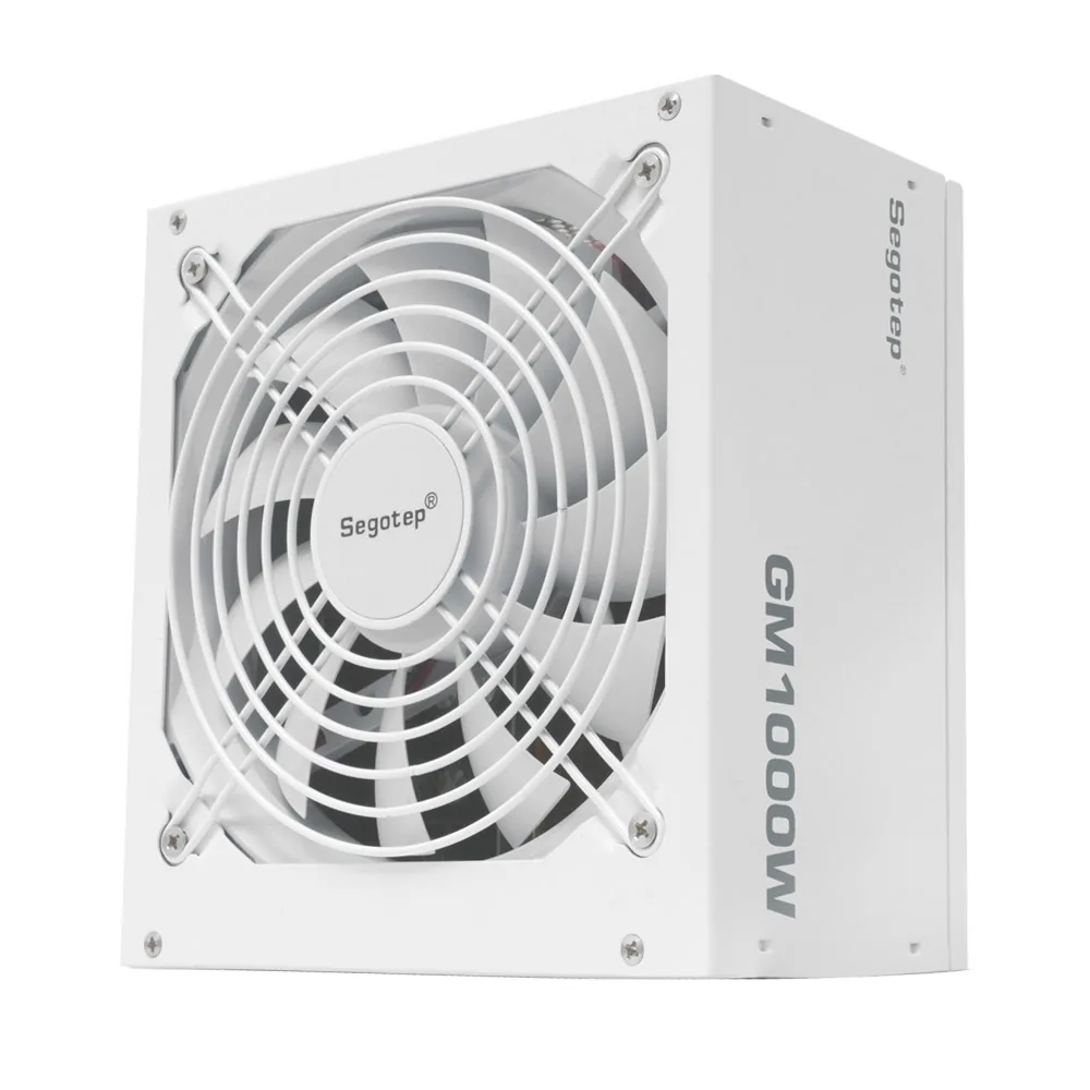 Segotep GM 1000W 80PLUS Gold Pool Modular ATX 3.1 White/Black Power Supply