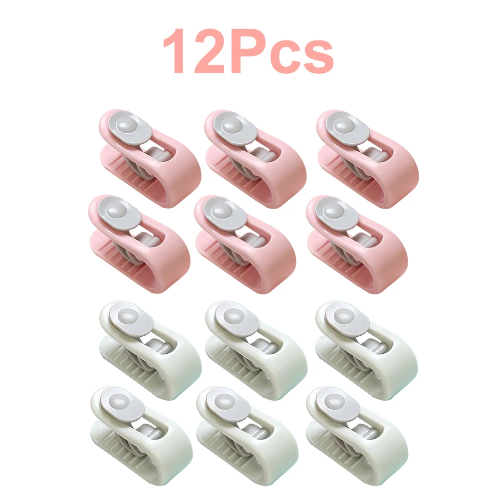 6PCS Anti-slip and Needle-free Mattresses Quilt Holder Bed Accessories Quilt Cover Blanket Clip Tongs Anti-running Clothespin