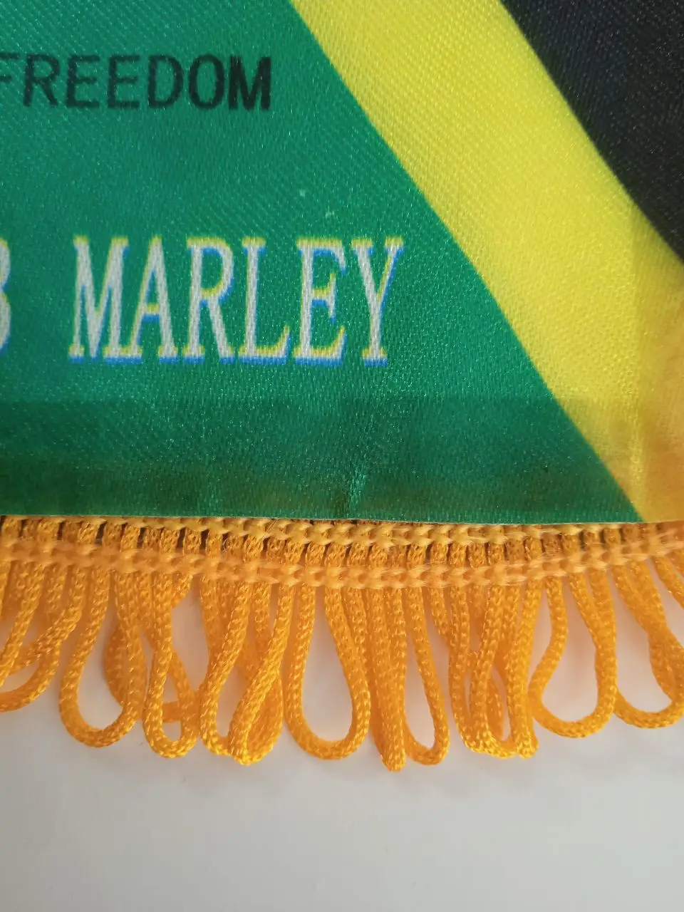 Hot Selling Double Side Printing 100% Polyester jamaica bob marley Hanging Pennant Flags