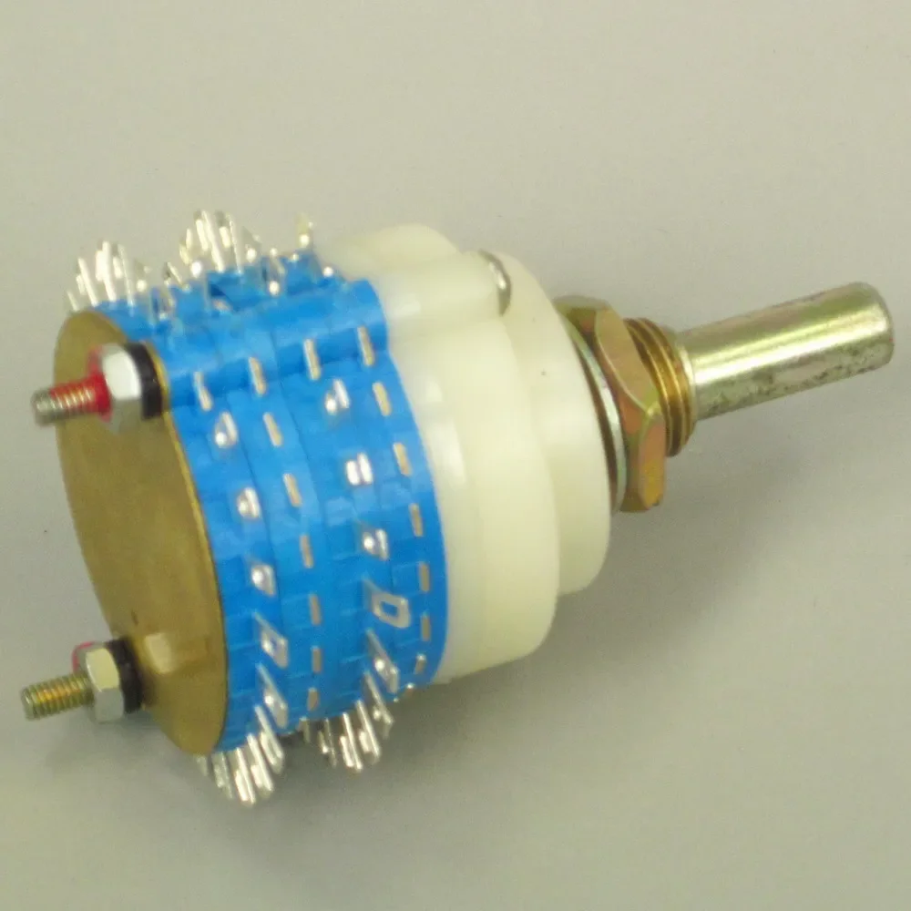 DIY 2.0 kanały potencjometr głośności przełącznik półka rezystora Dale wzmacniacze audio lepsze niż ALPS tłumik sterujący 50K 10K — zdjęcie 2