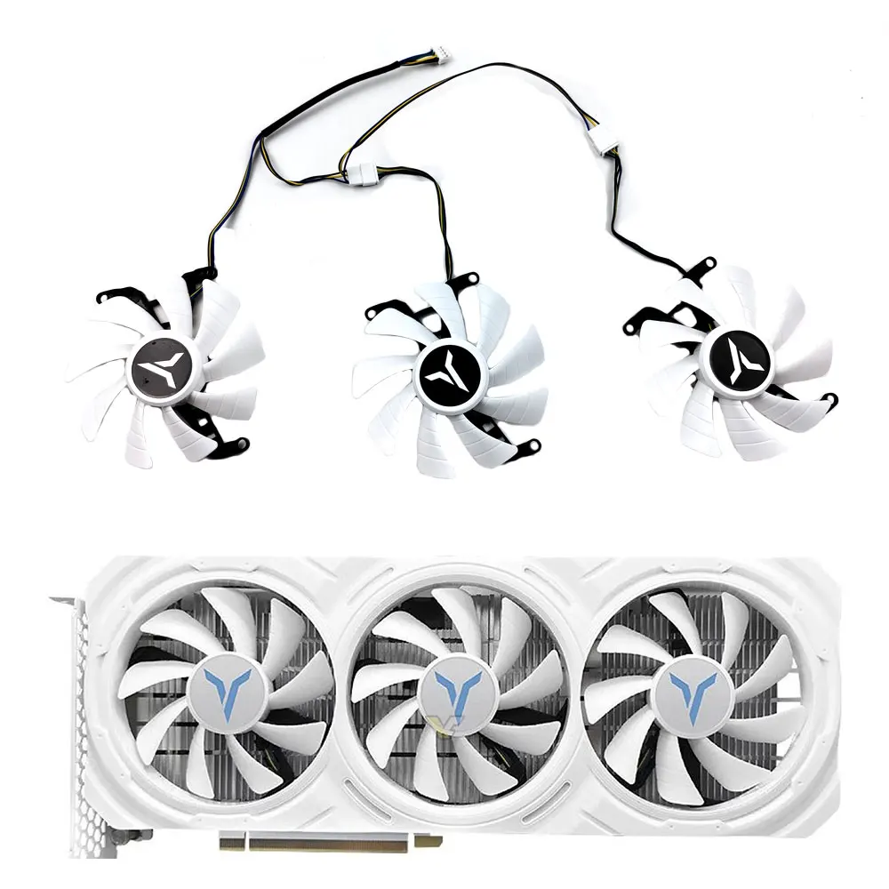 

DIY New T129215SU Graphics Card Fan For YESTON GeForce RTX4060 8GB GAEA PLUS Graphics Card Replacement Fan