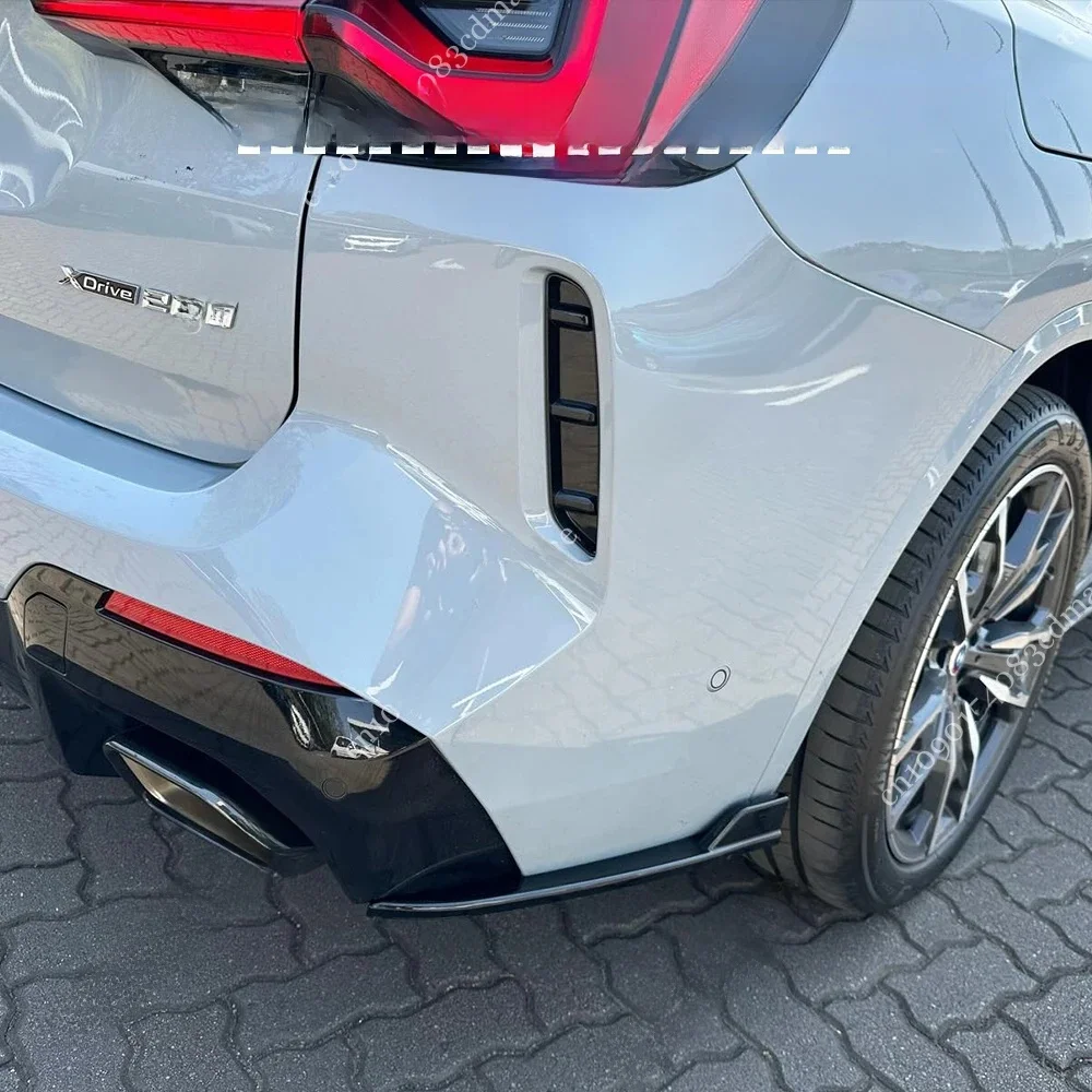 Voor BMW X3 G01 iX3 G08 LCI M Sport 2018-2023 Auto Achterbumper Side Canards Splitter Diffuser hoek Guard Body Kits Accessoires - afbeelding 2