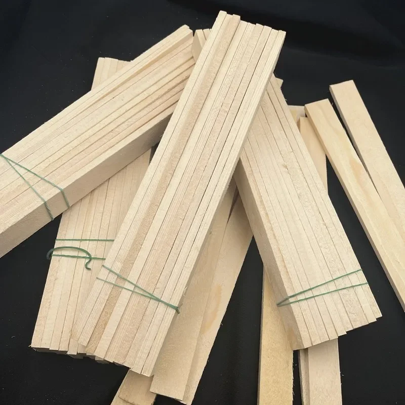 10 sztuk Spurce Wood 4/4 skrzypce Bass-bar Blanks, wysokiej jakości Bass Bar 300mm długości skrzypce Making akcesoria — zdjęcie 2