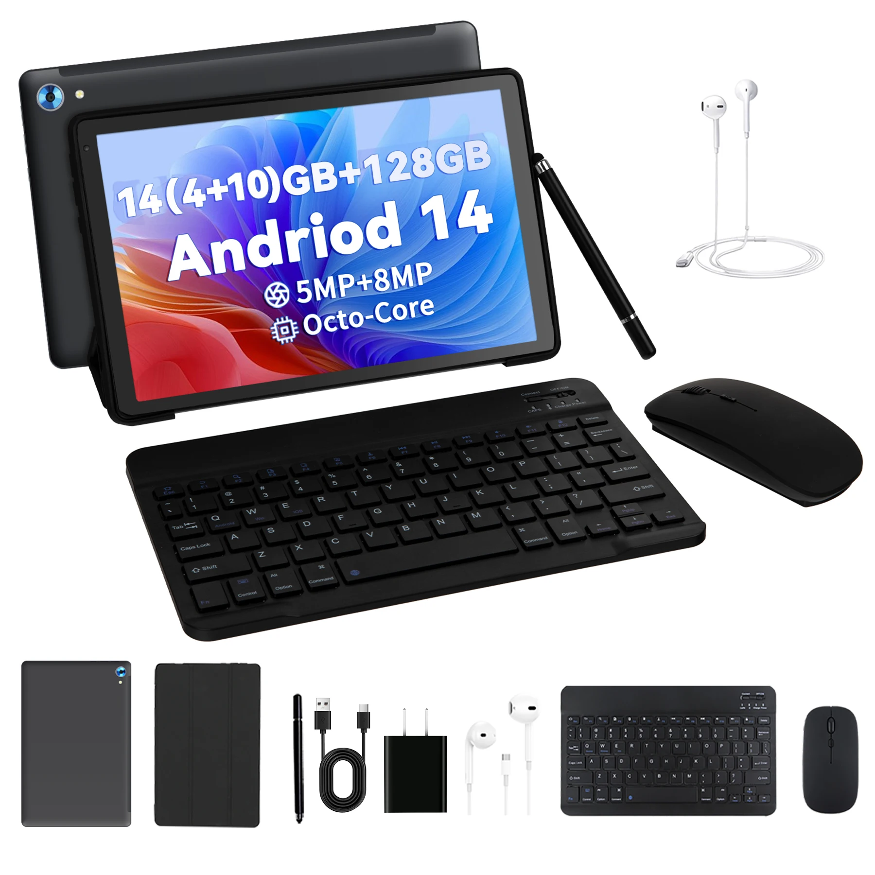 C108 10.1 Inch Tablet Octa-Core Processor 10GB RAM 128GB ROM