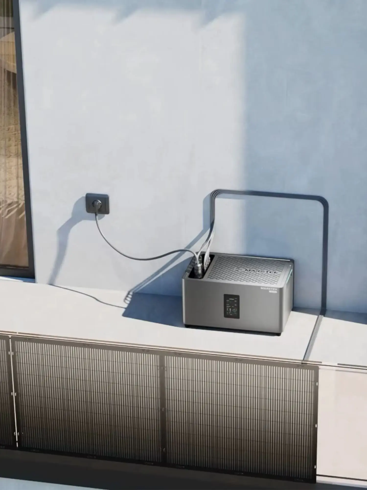 Marstek Jupiter C+ Erweiterungakku 2560Wh, Erweiterungsspeicher für Jupiter C Plus, Plug & Play Speicher für PV Anlage, 2,56kWh Stromspeicher Solarbank für Haus Balkon Terrasse