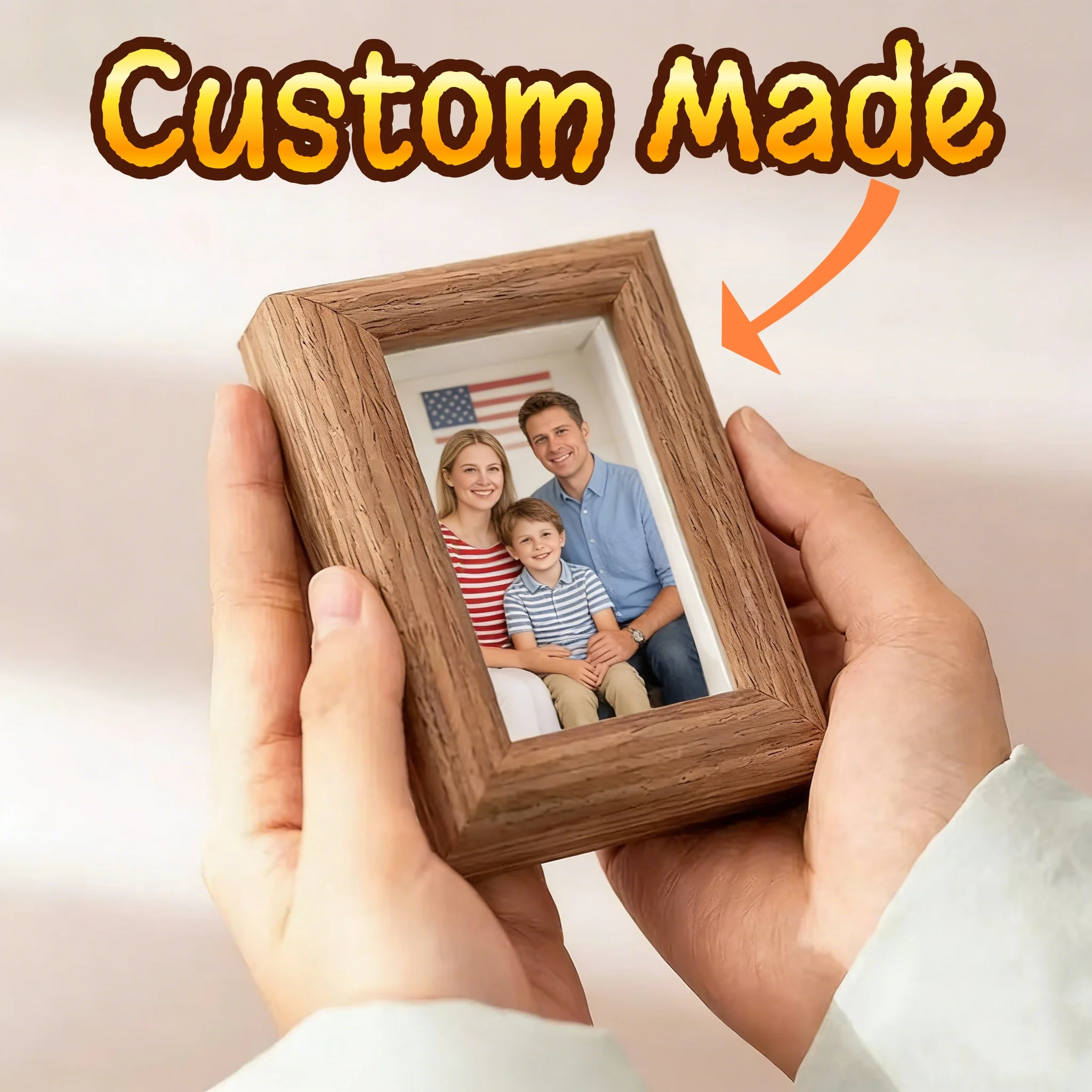 Custom Mini Photo Printing Frame - Personalized Photo Customization - Standard Size Glossy Photo - Capture Precious Moments