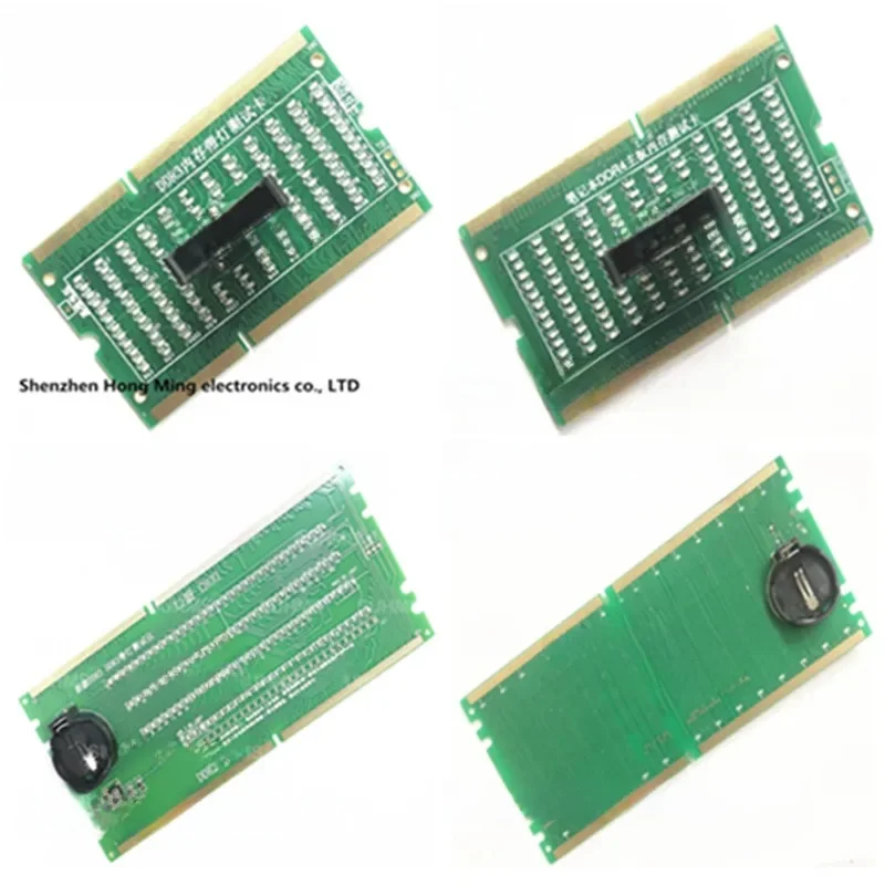 Emplacement mémoire DDR2 DDR3 DDR4 DDR5, analyseur de Diagnostic, carte de Test SDRAM SO-DIMM, broche pour ordinateur portable, carte de Test LED
