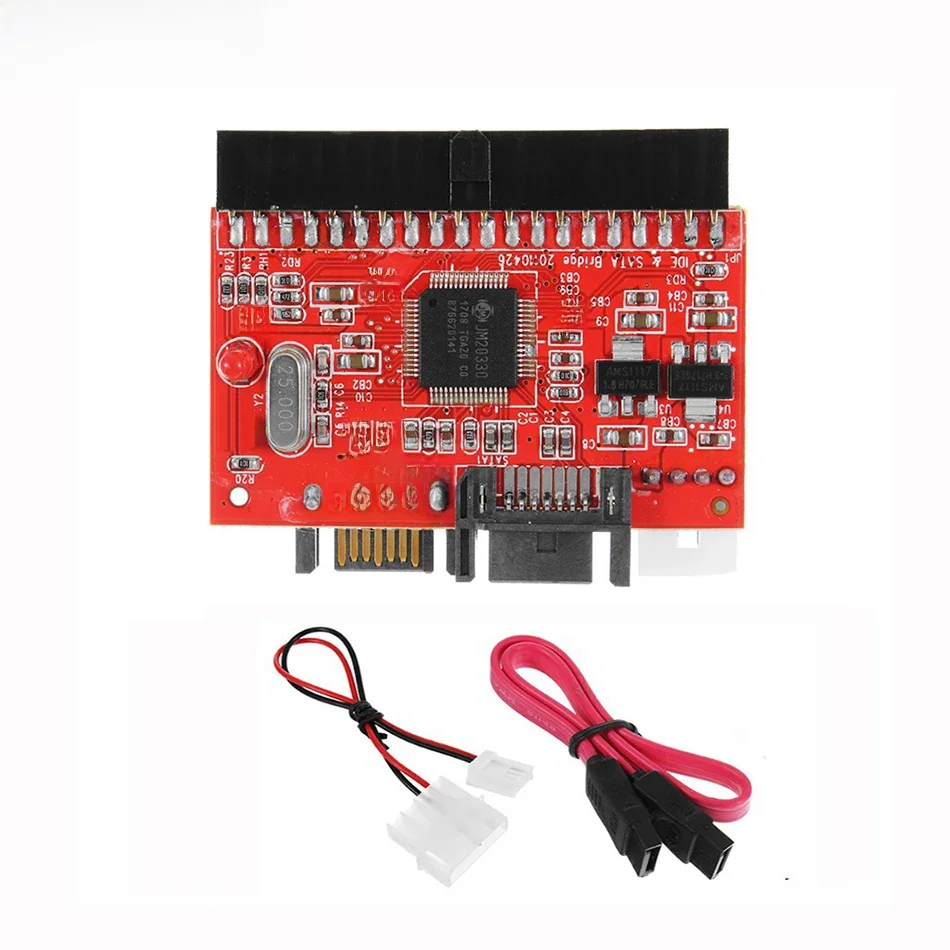 Adapter OULLX 2 w 1 IDE na SATA / SATA na IDE, konwerter 3.5' 40pin do DVD CD HDD, dwukierunkowy transfer danych, kabel do transmisji danych PC — zdjęcie produktu 7