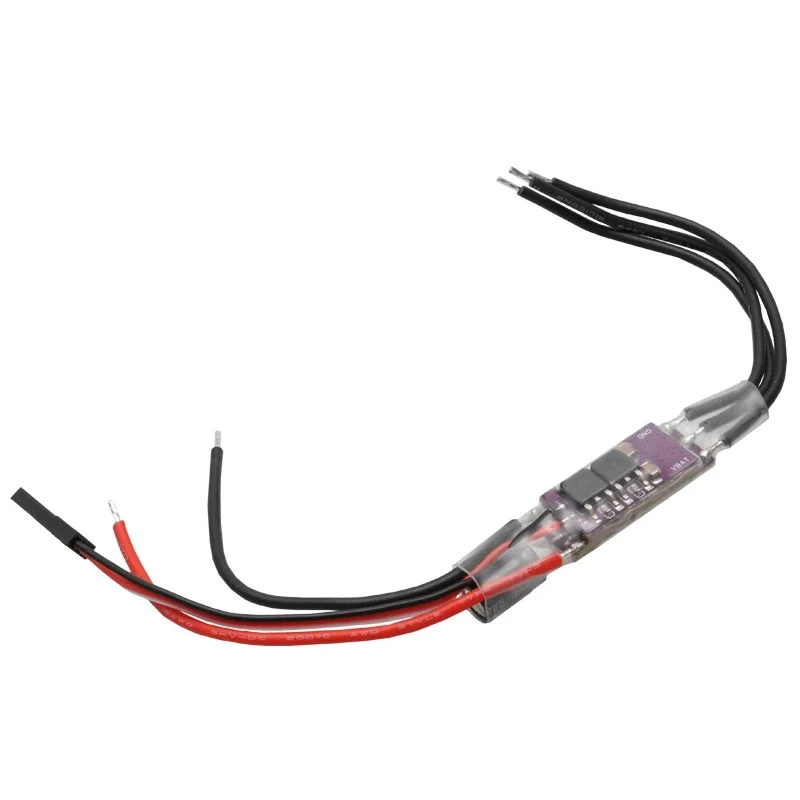 1 SZTUK AM32 32-bitowy regulator prędkości ESC 2-4S 40A z modułem 5V2A BEC 35V 470uF Kondensator do silników bezszczotkowych RC Crawler Drone — zdjęcie 2