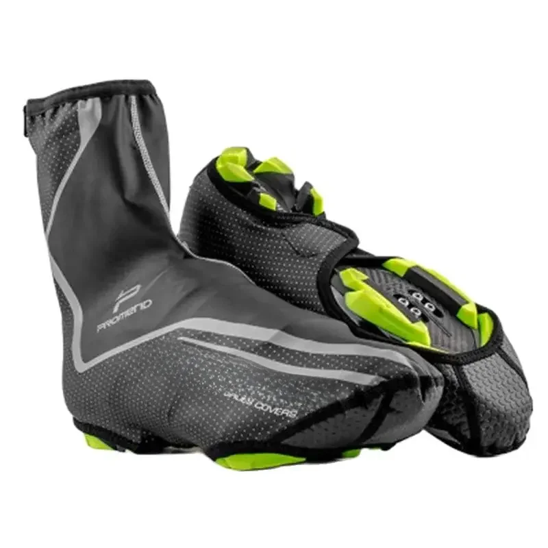 AliExpress CXWXC New Waterproof Reflective Cycling Lock Shoes Cover Bicycle Overshoes Windproof Winter MTB Road Bike Shoe Covers Protector black