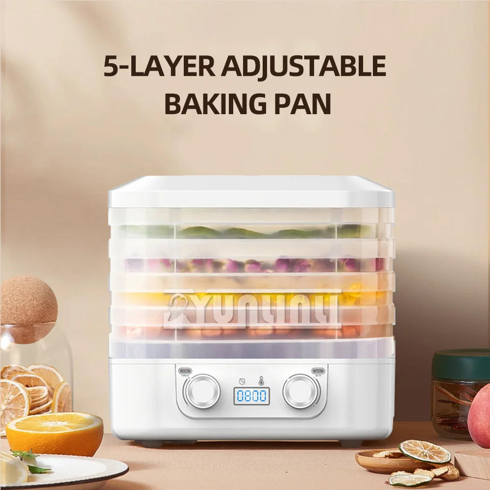 5-lagiger Haushalts frucht trockner, Trocknen des Dörr geräts, Trocknen für Gemüse-und Obst trockner