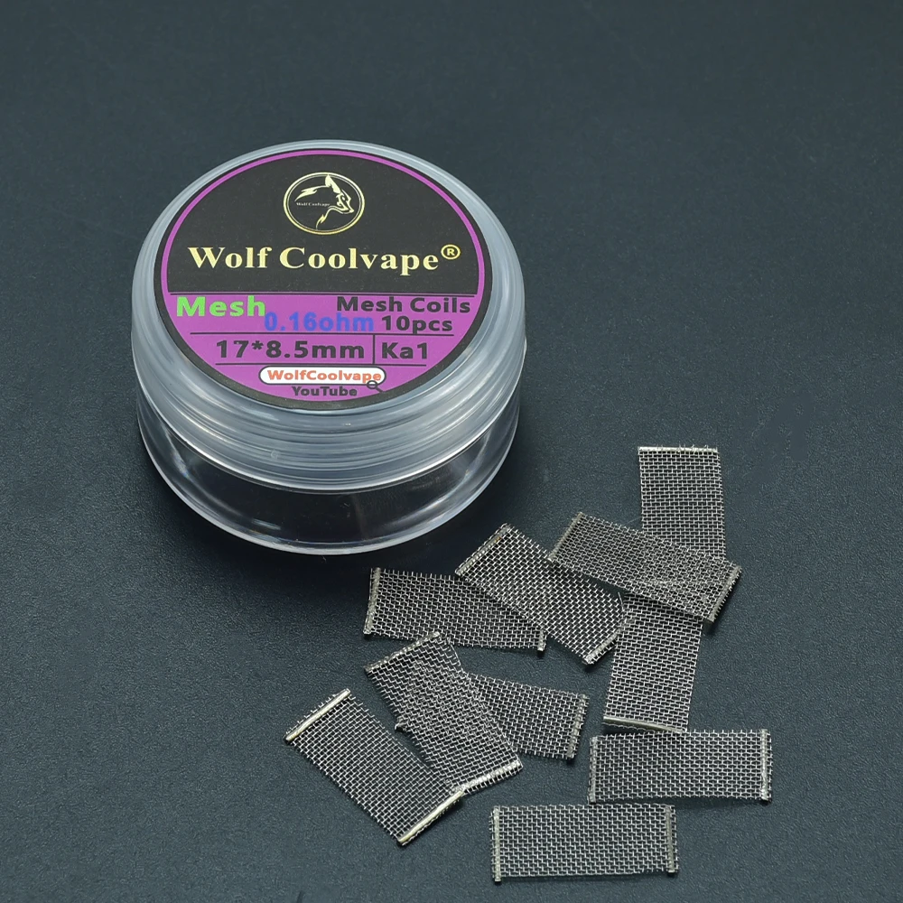 wolf coolvape nexmesh Coil Ni80 KA1+NI80 clapton Mesh 0.15ohm KA1 0.16ohm Clapton 17*8.5mm coils for Profile RDTA /1.5 RDA