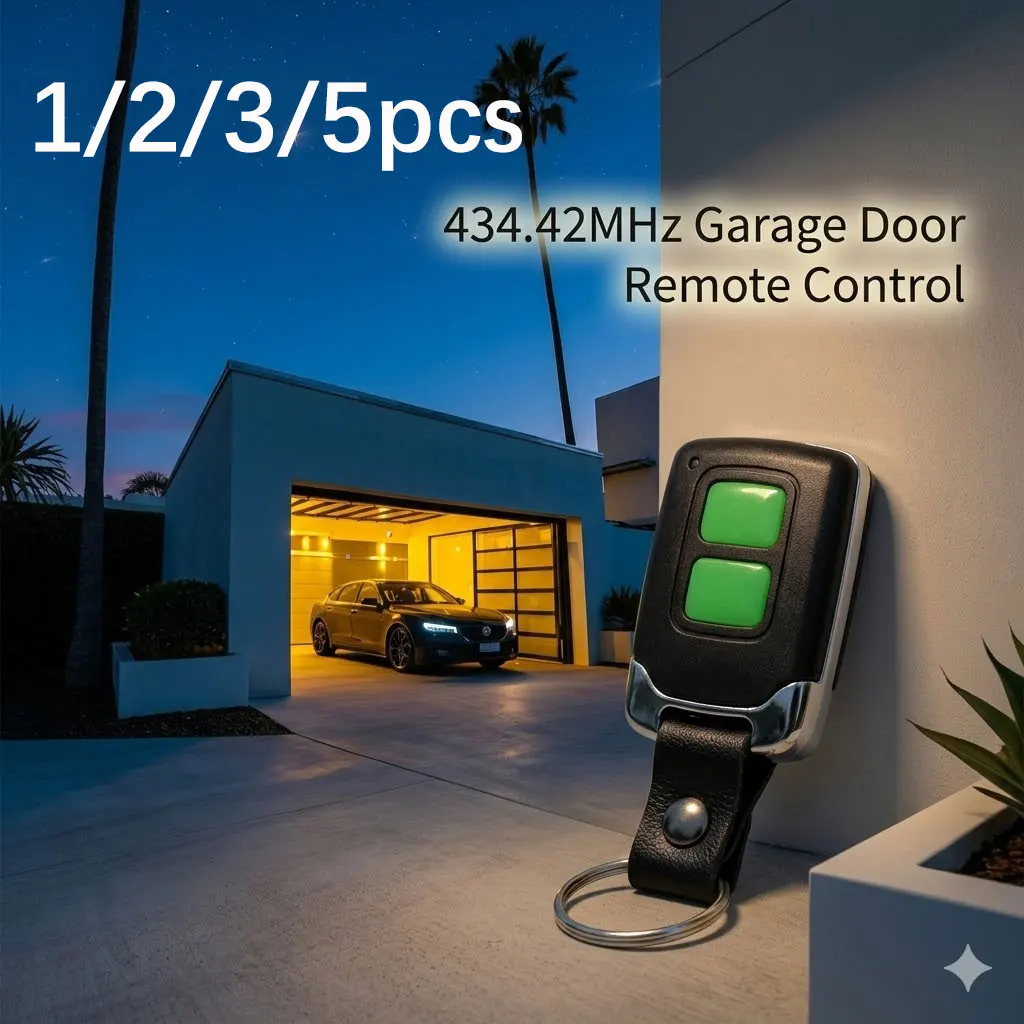 

1/2/3/5pcs SOMMER TX03 434 4 XP 434.42MHz Garage Door Opener Compatible with SOMMER TX03-434-4-XP Handheld Transmitter