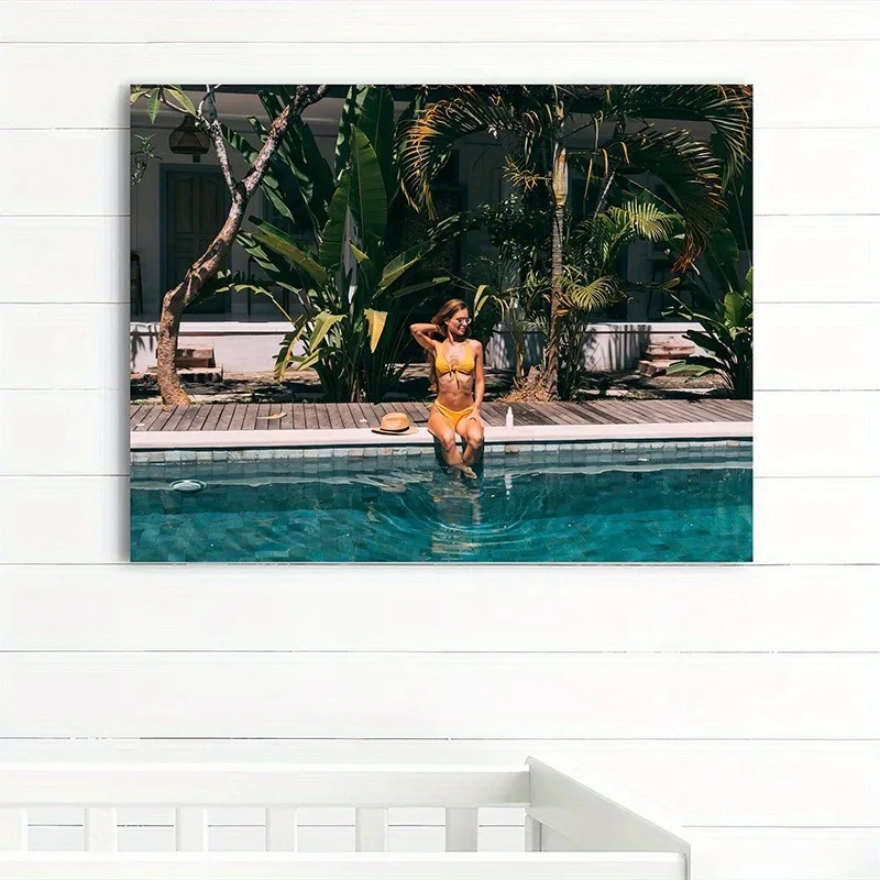 1 Custom Photo Canvas Poster – Upload Your Own Image, High-Quality Rotating Frame Wall Art – Home Decor, Gift – Easily Share and