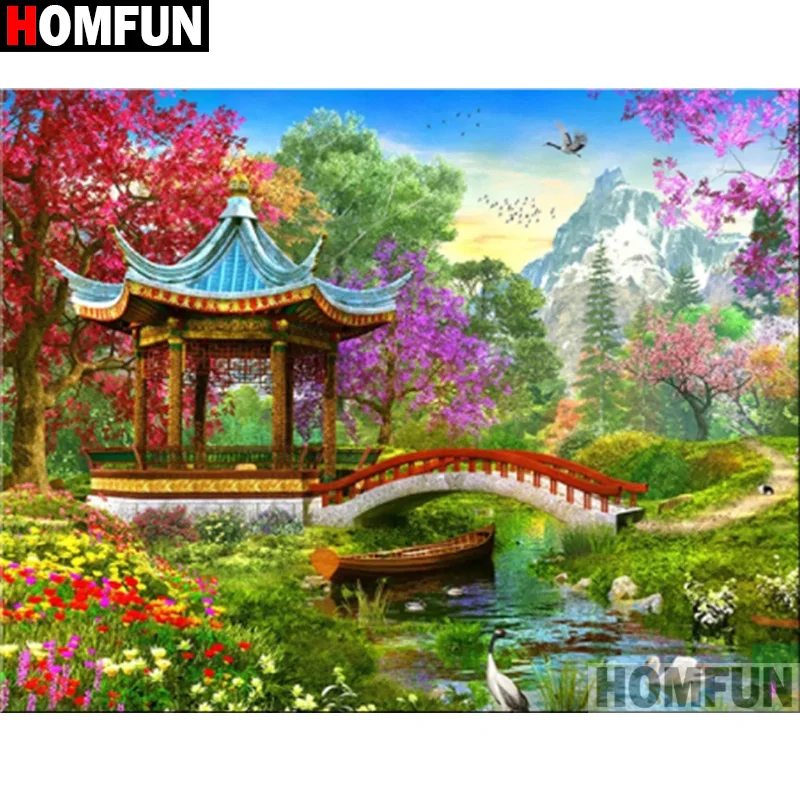 HOMFUN Full diamond Painting 