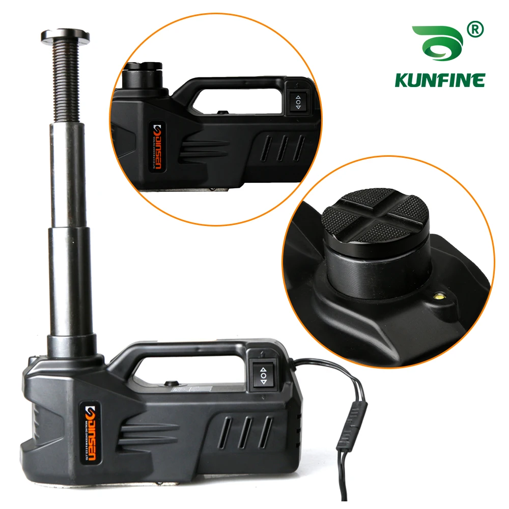 

KUNFINE 12V 5Ton 150 W Rated Power 13 A Max.Current Car Electric Tire Lifting Car Jacks Hydraulic Air Infatable Car Floor Jack