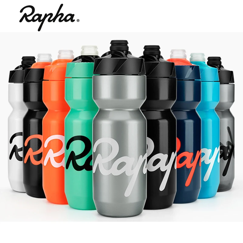 RAPHA Bicycle Bottle Ultralight Squeeze  Cycling Kettle 610ml 710ml Dustproof Leakproof Sport Water Bottle Sports Equipment