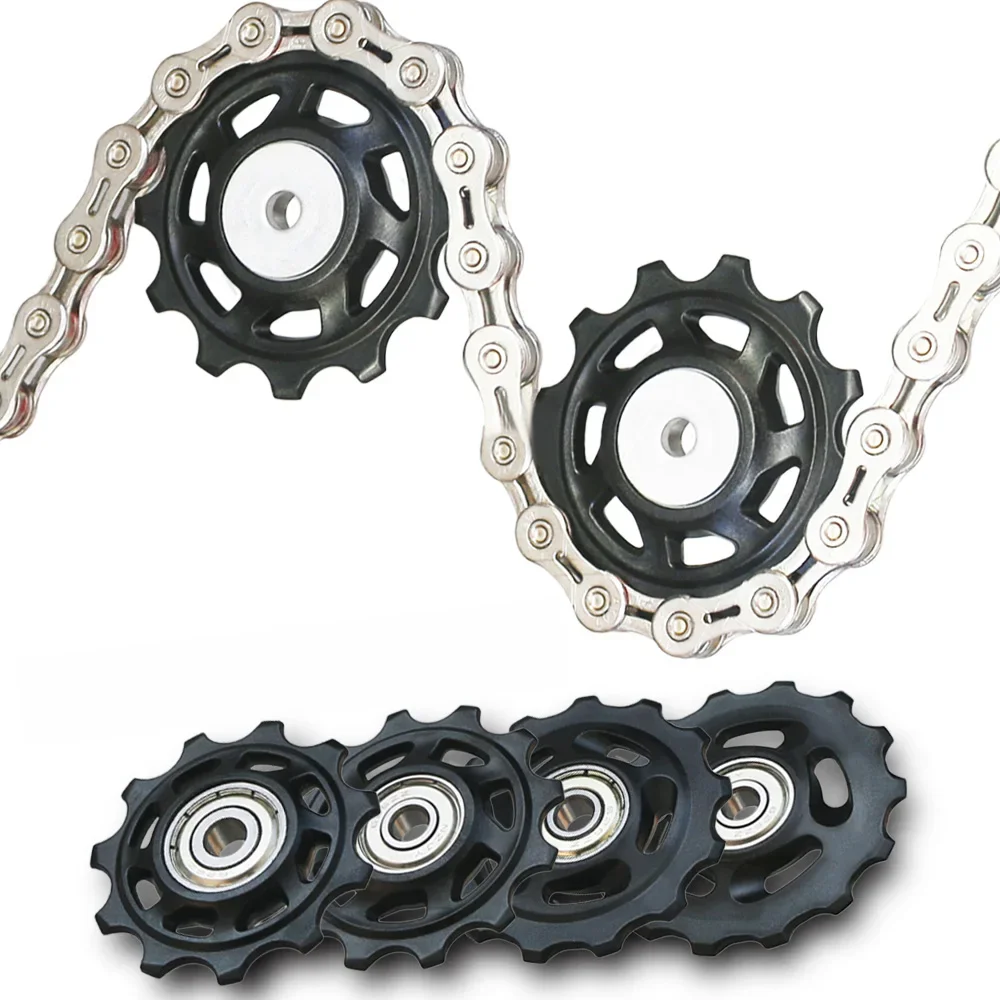 AliExpress 11T 12T 13T 14T Bearing MTB Bicycle Rear Guide Wheel Road Bike Jockey Rear Derailleur Pulley Roller for Shimano Sram Repair Kit