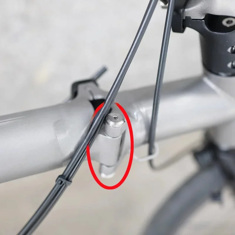 AliExpress NONE 2pcs Folding bicycle frame titanium axle for Brompton tline frame axis