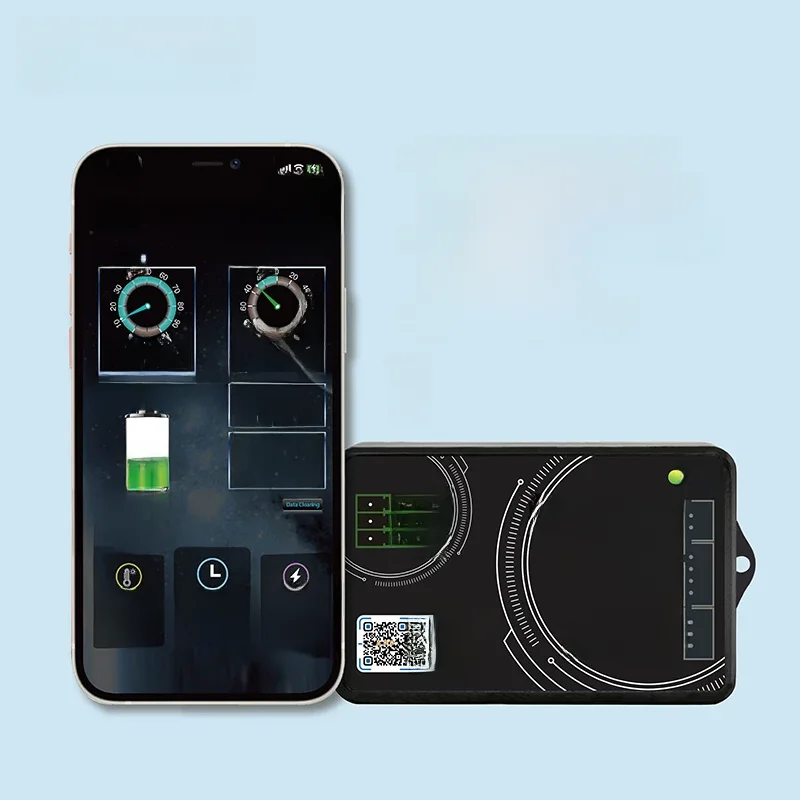 Batteriemonitor Bluetooth KL-F DC 0-120V 0-600A Batterietester Spannung Strom VA Meter Batterie Coulomb Meter Kapazitätsanzeige