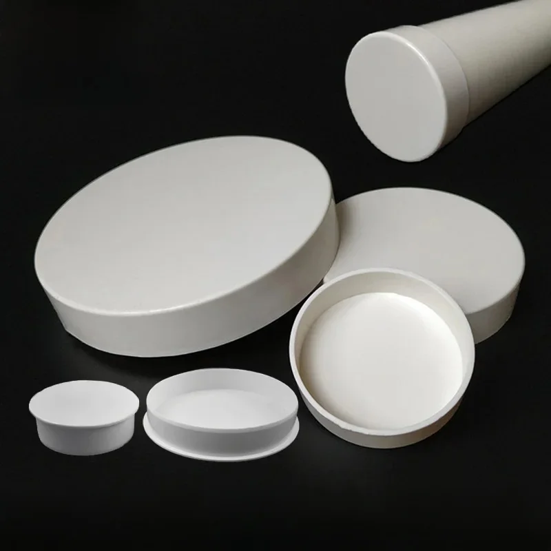 1-10 pièces 20/25/32/40/50/60/75/89/110/140/160/165/200/250/315/400mm bouchon de tuyau en PVC couvercle de Tube couvercle de protection de tuyau de Drainage blanc