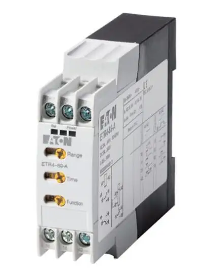 

ETR4-69-A Timing relay, 1W, 0.05s-100h, multi-function, 24-240VAC/DC 031891