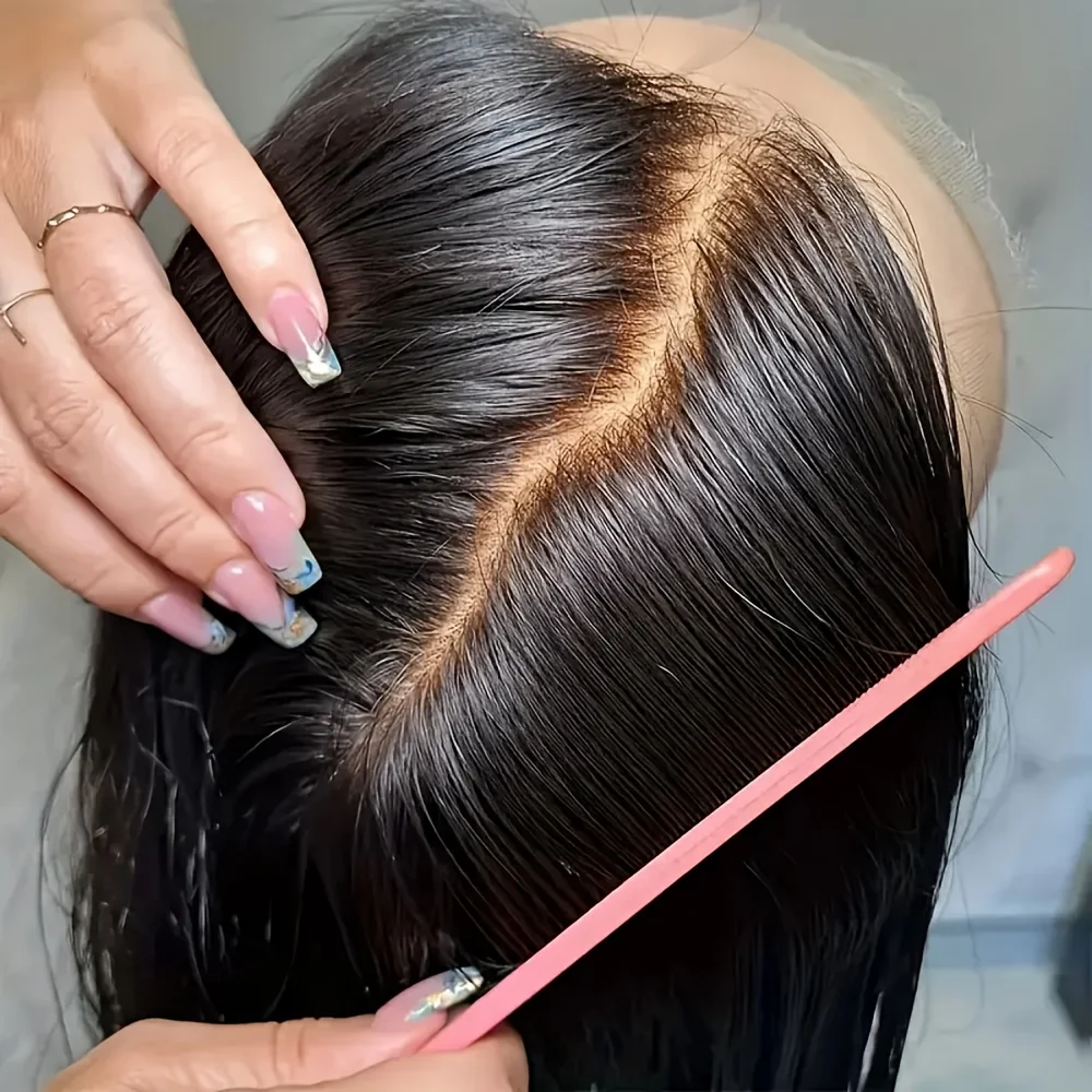 

180 Density Bone Straight Human Hair Wigs 13x6 HD Lace Front Wigs 30 Inch Straight Glueless HD 13x4 closure Wigs For Women