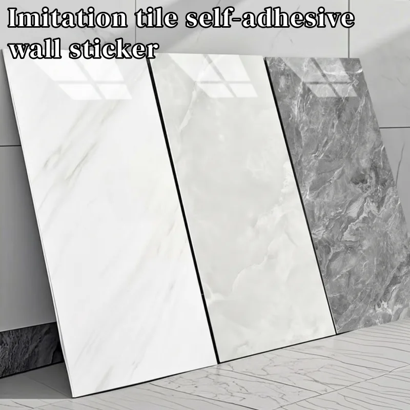 Marmor-PVC-Wandaufkleber, 30 cm x 60 cm, 10–20 Stück, selbstklebende, wasserfeste, schmutzabweisende Tapete für die Dekoration von Küche und Wohnzimmer