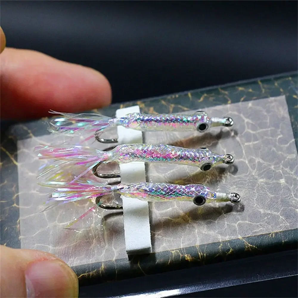 1M Perlweiß Fischschuppenkörper Tube Minnow Fly Rib Body Maylor Tube Flash Geflochtene Tubes Köder
