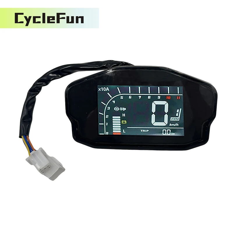 DKD ONE-LIN Communication Electric Scooter Bike Motorcycle LCD Speedometer Display For Votol and Fardriver Controller