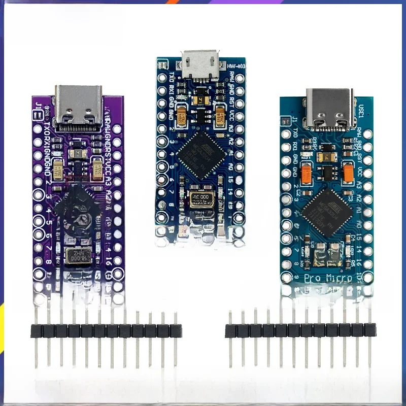 Moduł MICRO/TYPE-C USB ATMEGA32U4 5V 16MHz Płytka dla kontrolera ATMEGA32U4-AU/MU Pro-Micro Zamiennik Pro Mini — zdjęcie 2