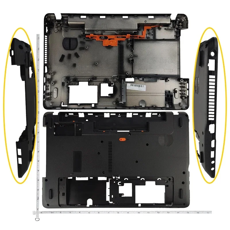 Obudowa tylna ekranu LCD / Ramka ekranu / Obudowa palmrest / Dolna pokrywa do laptopa Aspire E1-571 E1-571G E1-521 E1-531 E1-531G E1-521G NV55 — zdjęcie 2