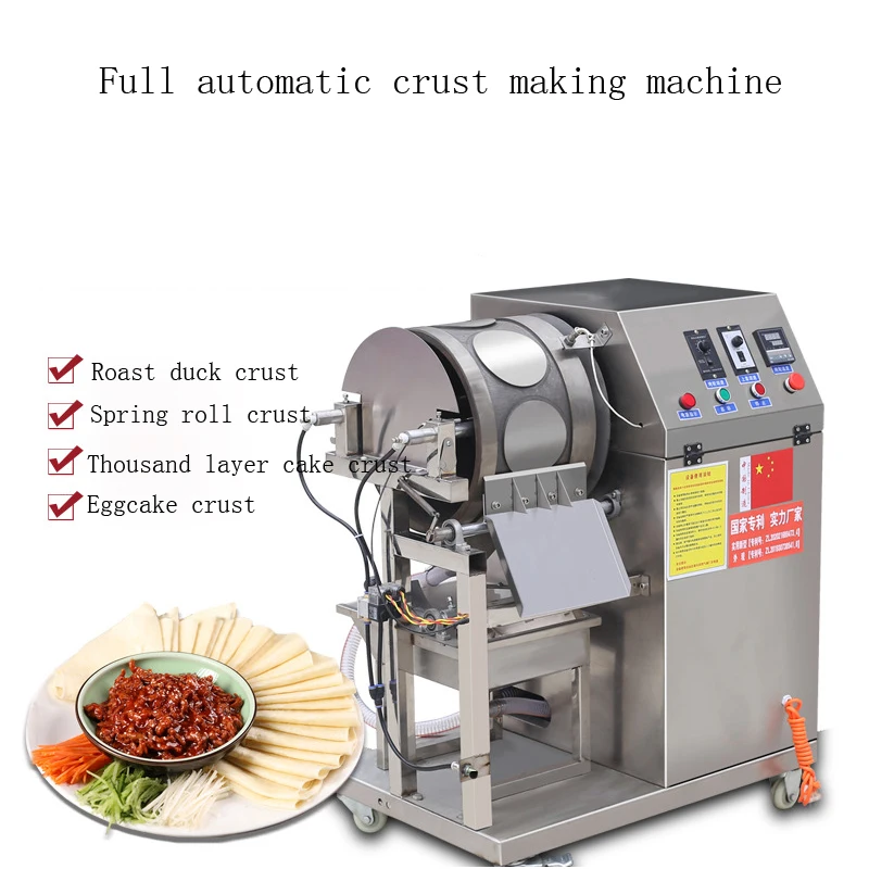 

Automatic Roast Duck Cake Machine Commercial Thousand-layer Durian Cake Crust Spring Roll Packaging Machine